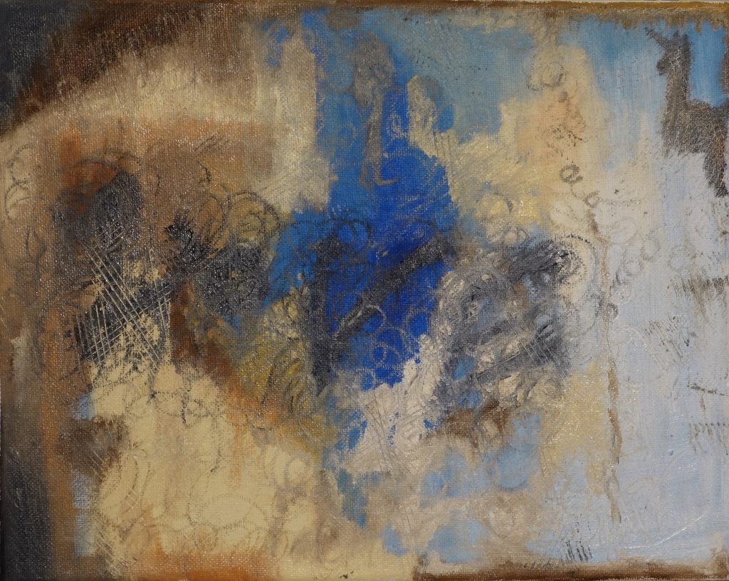 Chaos - Oil on canvas by Lavinia Stefanescu, 2018