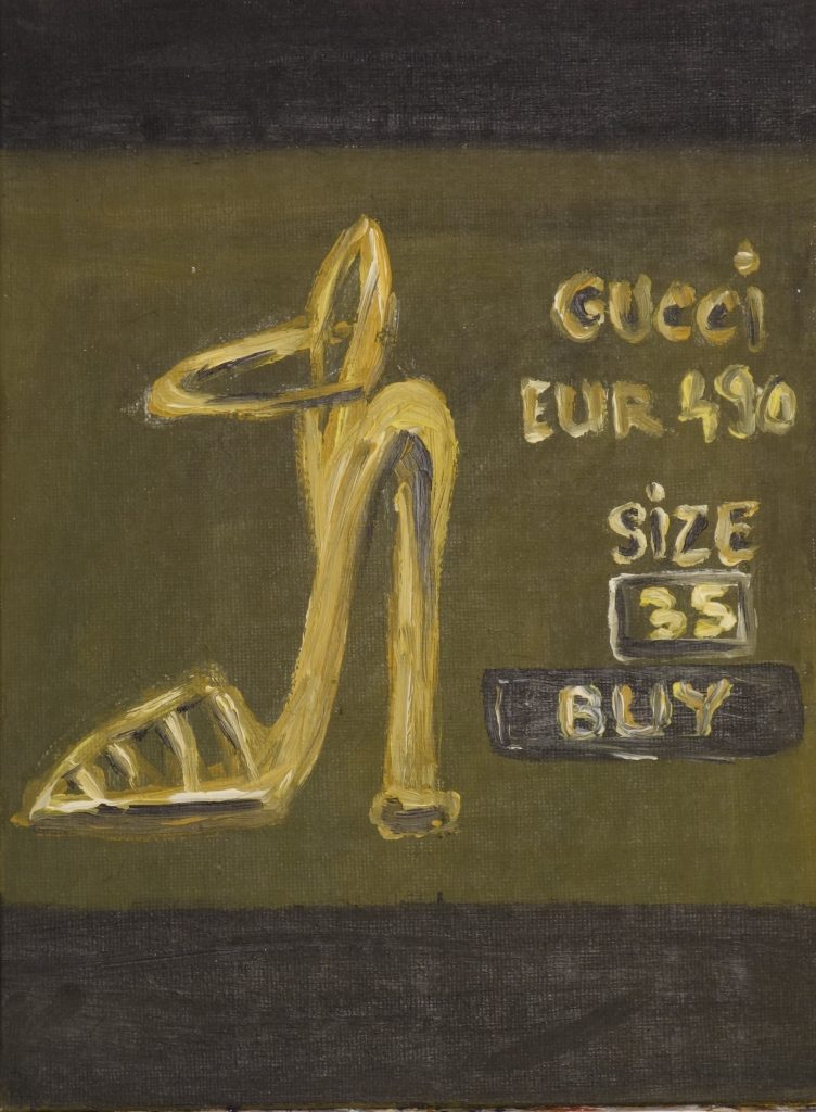 Gucci - Oil on canvas by Lavinia Stefanescu, 2018